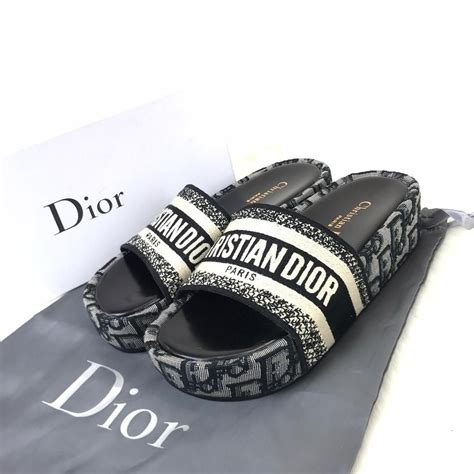 dior slides sizing|christian dior slippers women.